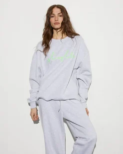 Aiko Sweater | Melange Grey^STIEGLITZ Hot