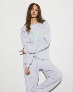 Aiko Sweater | Melange Grey^STIEGLITZ Hot