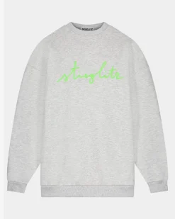 Aiko Sweater | Melange Grey^STIEGLITZ Hot