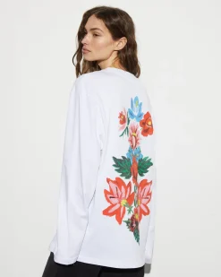 Chessa Wide Skate Longsleeve | White^STIEGLITZ Cheap