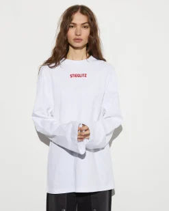 Chessa Wide Skate Longsleeve | White^STIEGLITZ Cheap