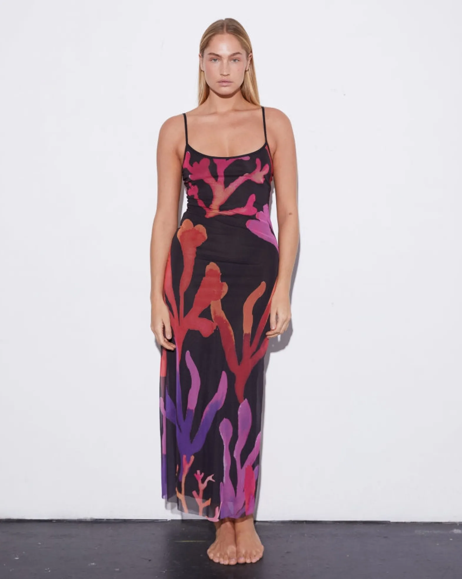 Corale Mesh Dress | Black^STIEGLITZ New