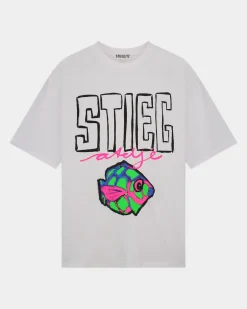 Elena Oversized T-shirt | White^STIEGLITZ Cheap