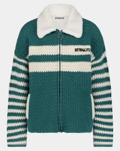 Kayden Crochet Jacket | Green^STIEGLITZ Best Sale