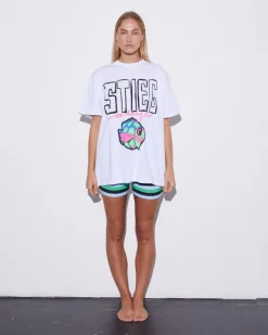 Leah Biker Short | Blue^STIEGLITZ Hot