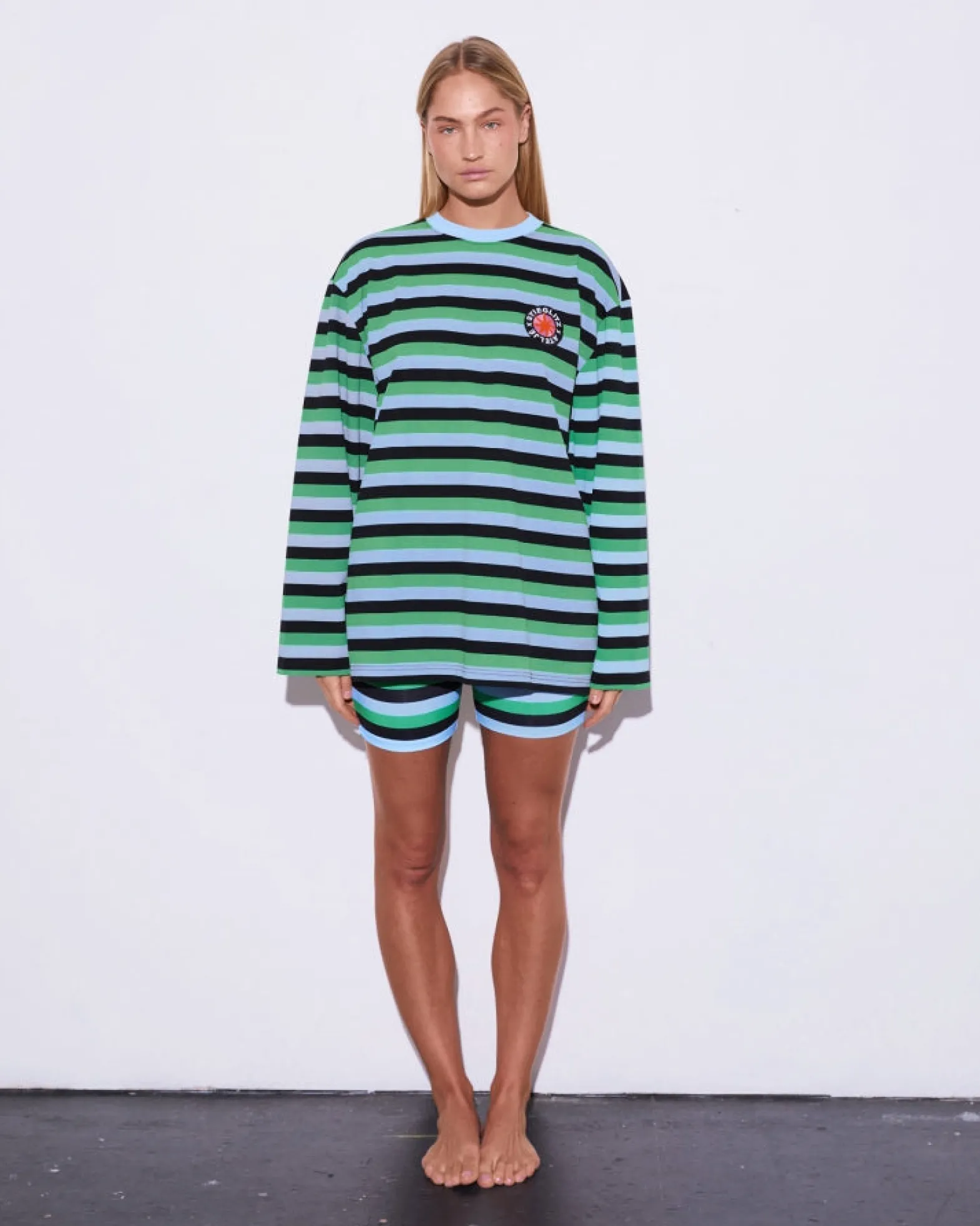 Leah Biker Short | Blue^STIEGLITZ Hot