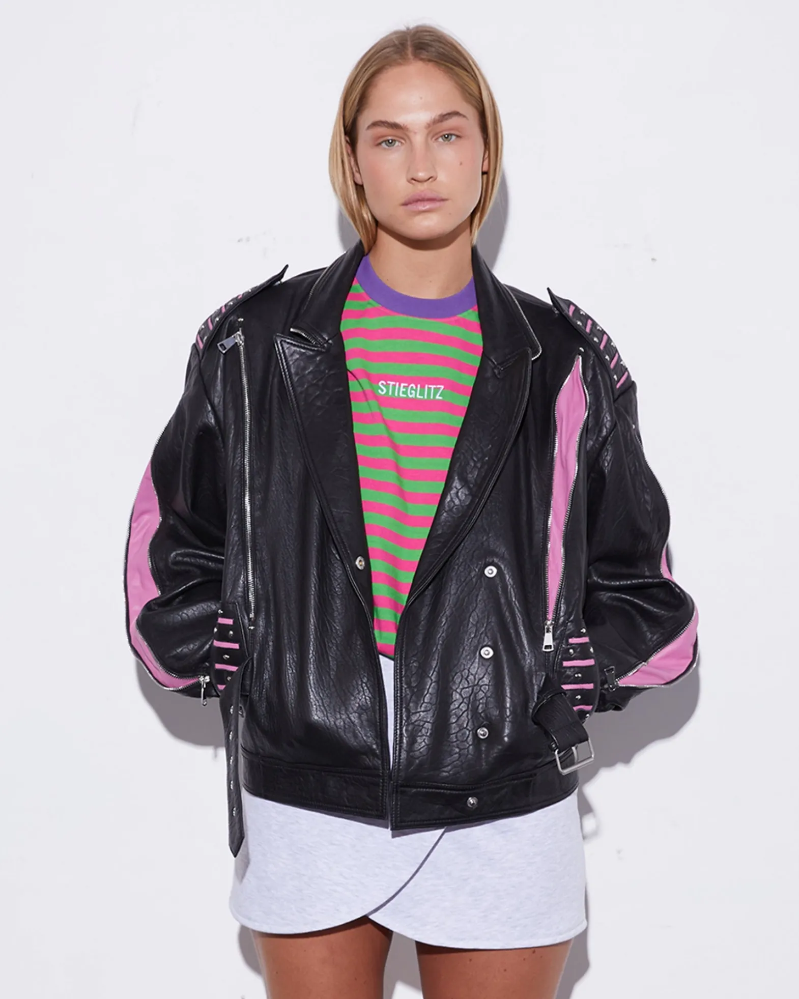 Leather Lola Biker Jacket | Black^STIEGLITZ Online