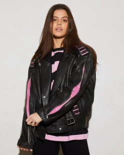 Leather Lola Biker Jacket | Black^STIEGLITZ Online