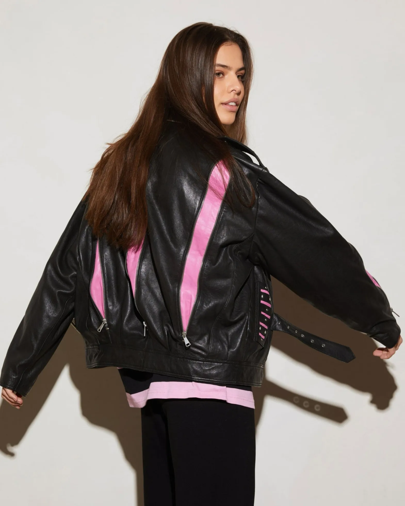 Leather Lola Biker Jacket | Black^STIEGLITZ Online