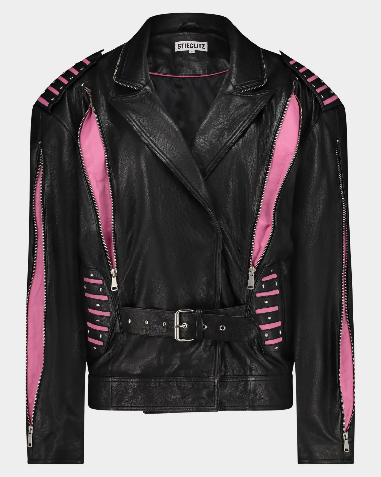 Leather Lola Biker Jacket | Black^STIEGLITZ Online