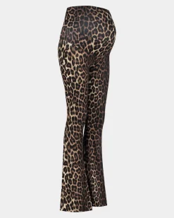Leopard Maternity Flared Broek | Brown^STIEGLITZ Store