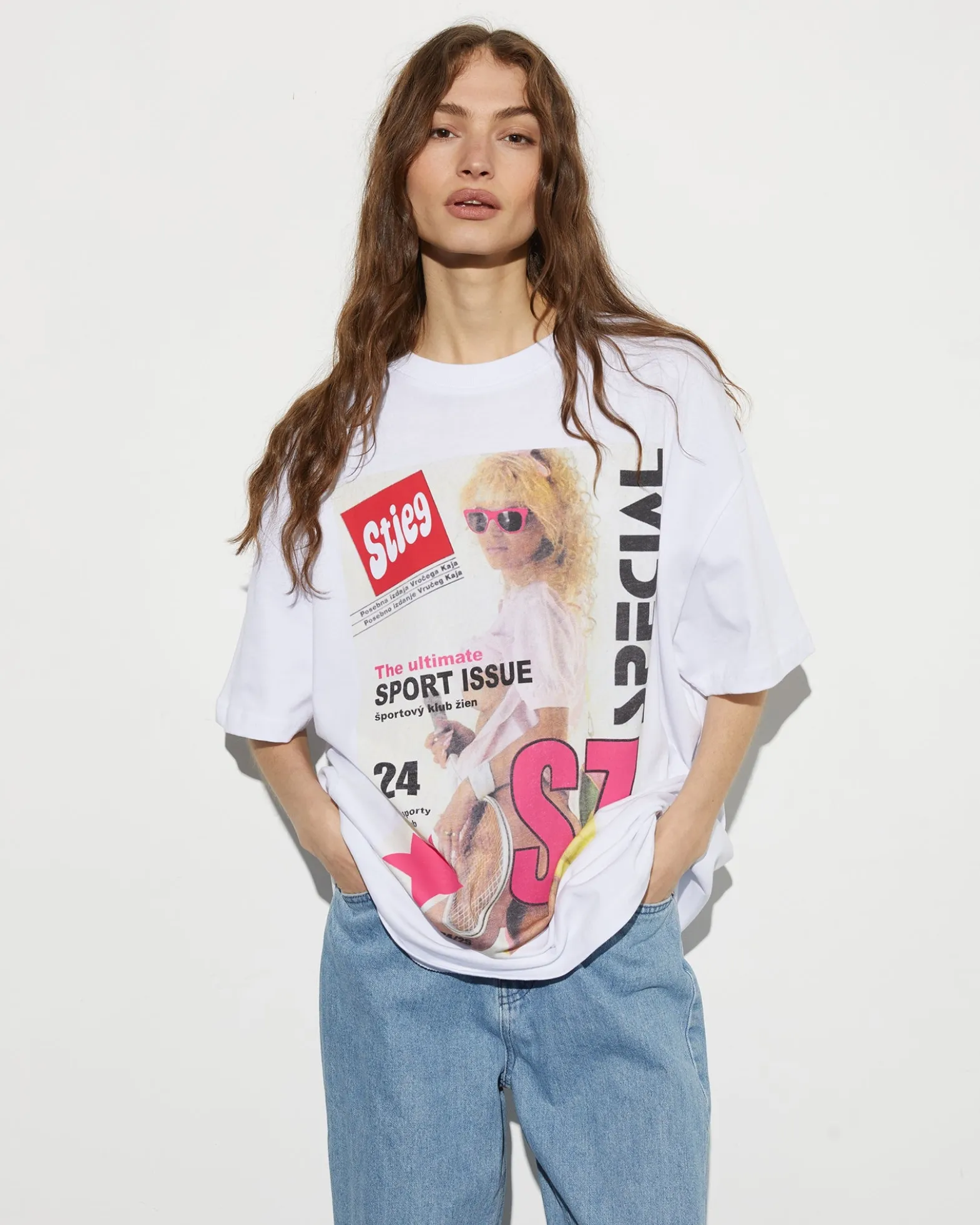 Lila Oversized T-shirt | White^STIEGLITZ Fashion