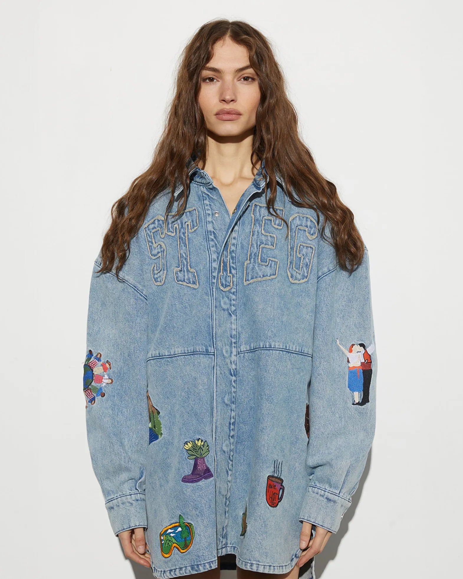 Luka Denim Blouse | Denim Blue^STIEGLITZ Fashion