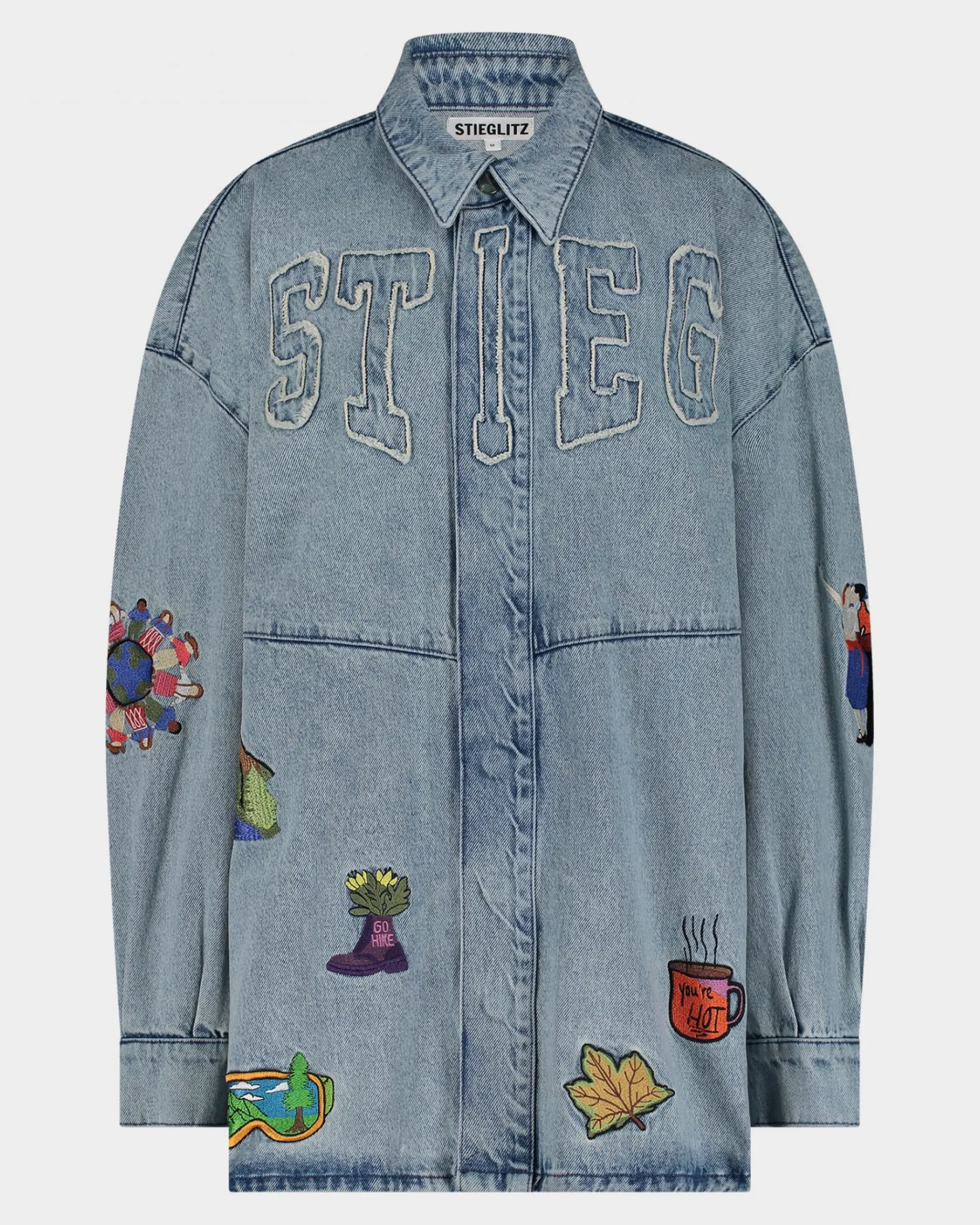 Luka Denim Blouse | Denim Blue^STIEGLITZ Fashion