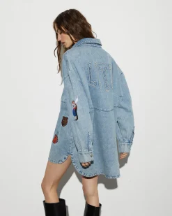 Luka Denim Blouse | Denim Blue^STIEGLITZ Fashion