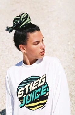 Stieg Juice Skate Longsleeve | White^STIEGLITZ Outlet