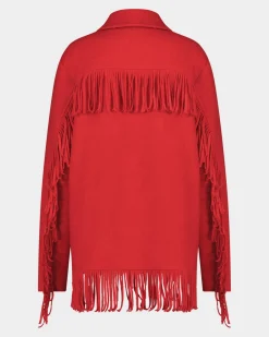Wool Fringe Jacket | Red^STIEGLITZ Flash Sale