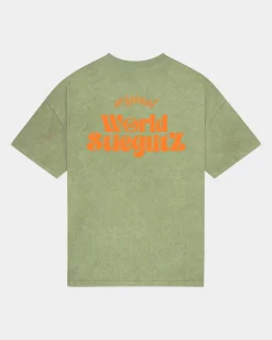 World Of Stieg Oversized T-shirt | Green^STIEGLITZ Discount